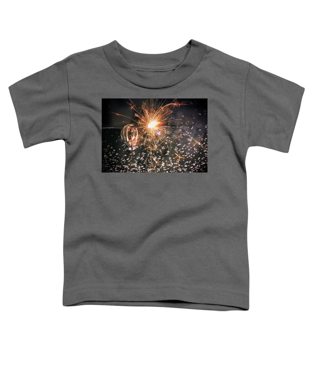 Wedding Toddler T-Shirt featuring the photograph Fire by Anna Rumiantseva