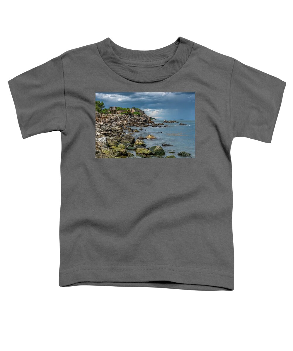 Fort Williams Park Toddler T-Shirt featuring the photograph Fort Williams Remains by Tony Pushard