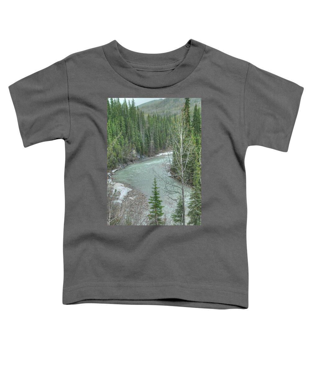 Ft. Nelson Toddler T-Shirt featuring the photograph Ft. Nelson British Columbia by Dyle Warren