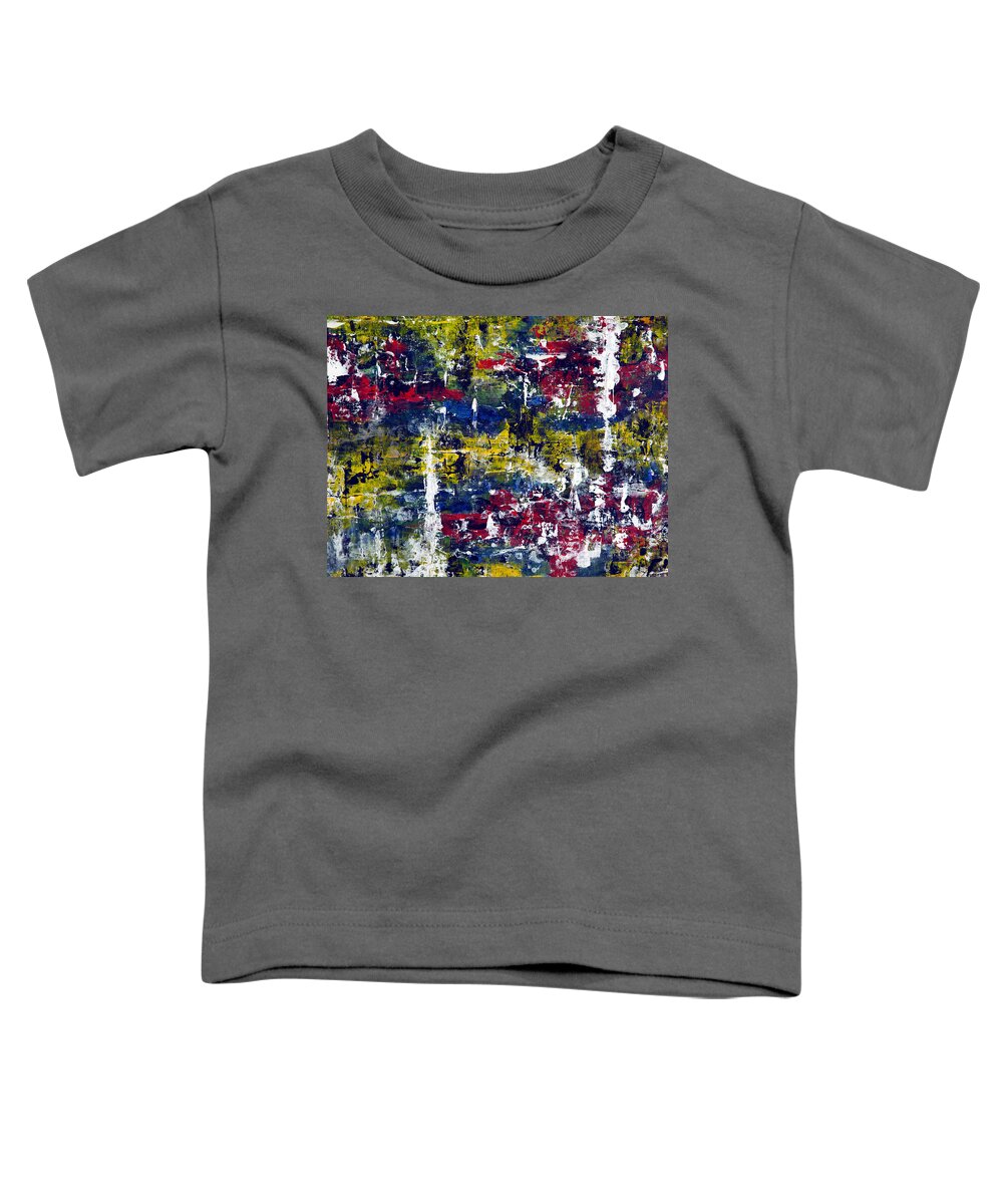 Gamma 19 Toddler T-Shirt featuring the painting Gamma #19 Abstract by Sensory Art House