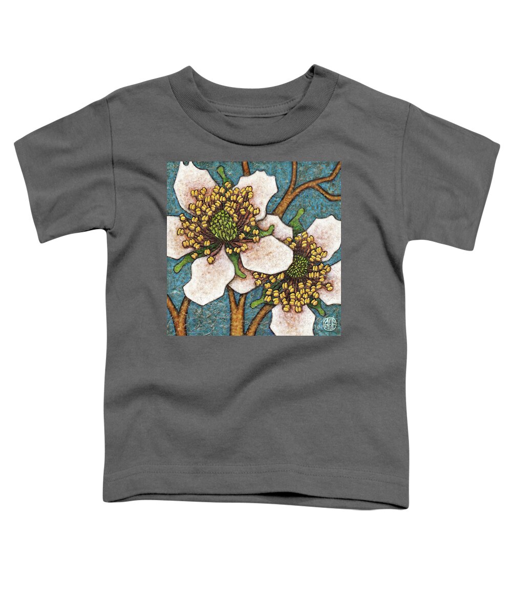 Garden Toddler T-Shirt featuring the painting Garden Room 45 by Amy E Fraser