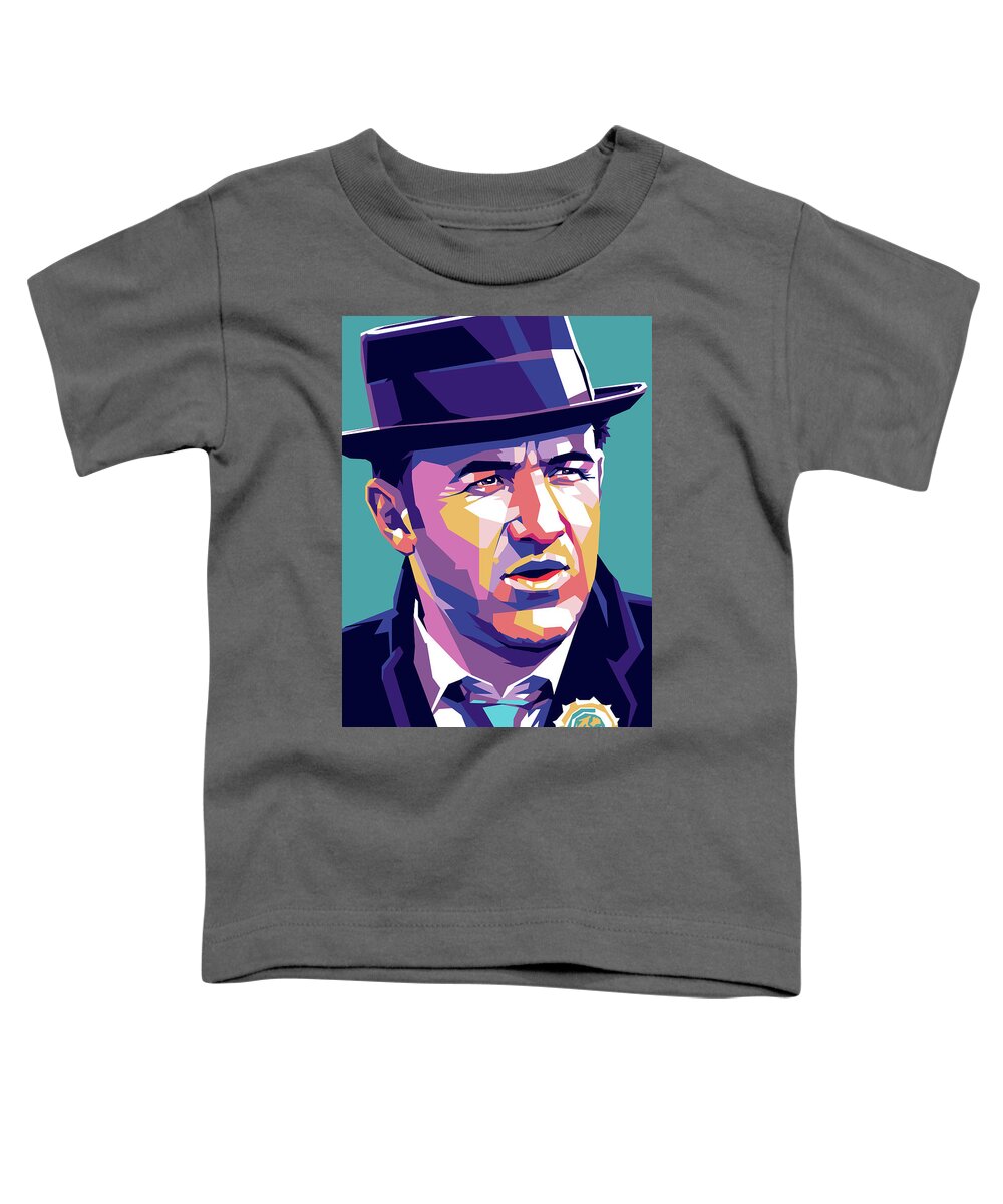 Gene Hackman Toddler T-Shirt featuring the photograph Gene Hackman by Movie World Posters