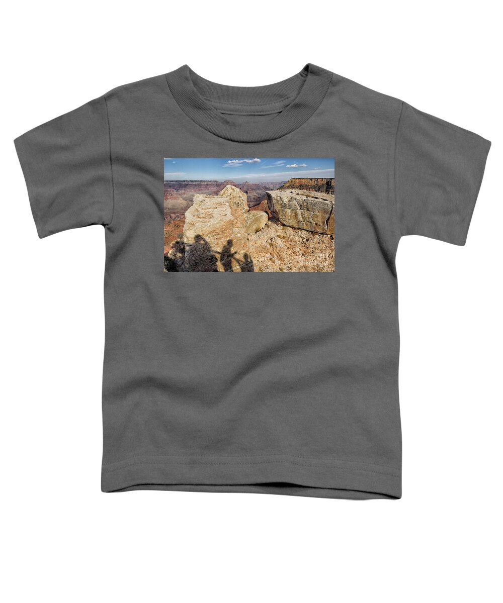 Top Artist Toddler T-Shirt featuring the photograph Grand Canyon Silhouettes by Norman Gabitzsch