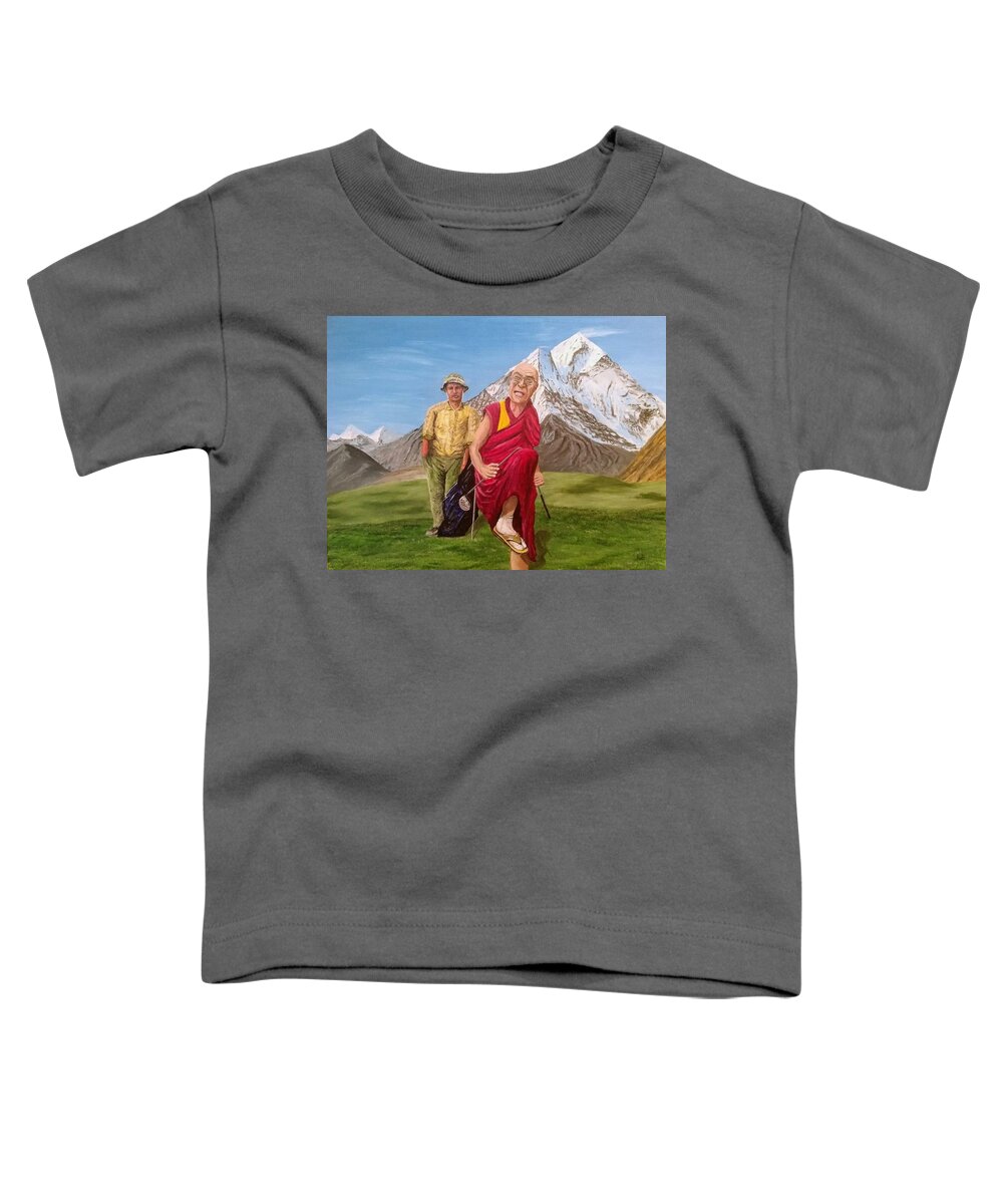 Fun Toddler T-Shirt featuring the painting Gunga Galunga by Kevin Daly