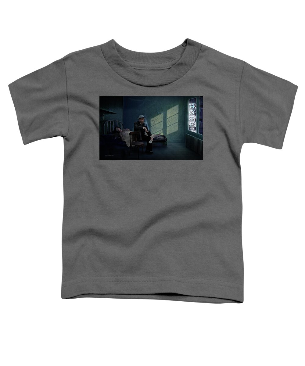 Hotel Room Toddler T-Shirt featuring the photograph I Remember You Well in The Chelsea Hotel by Aleksander Rotner