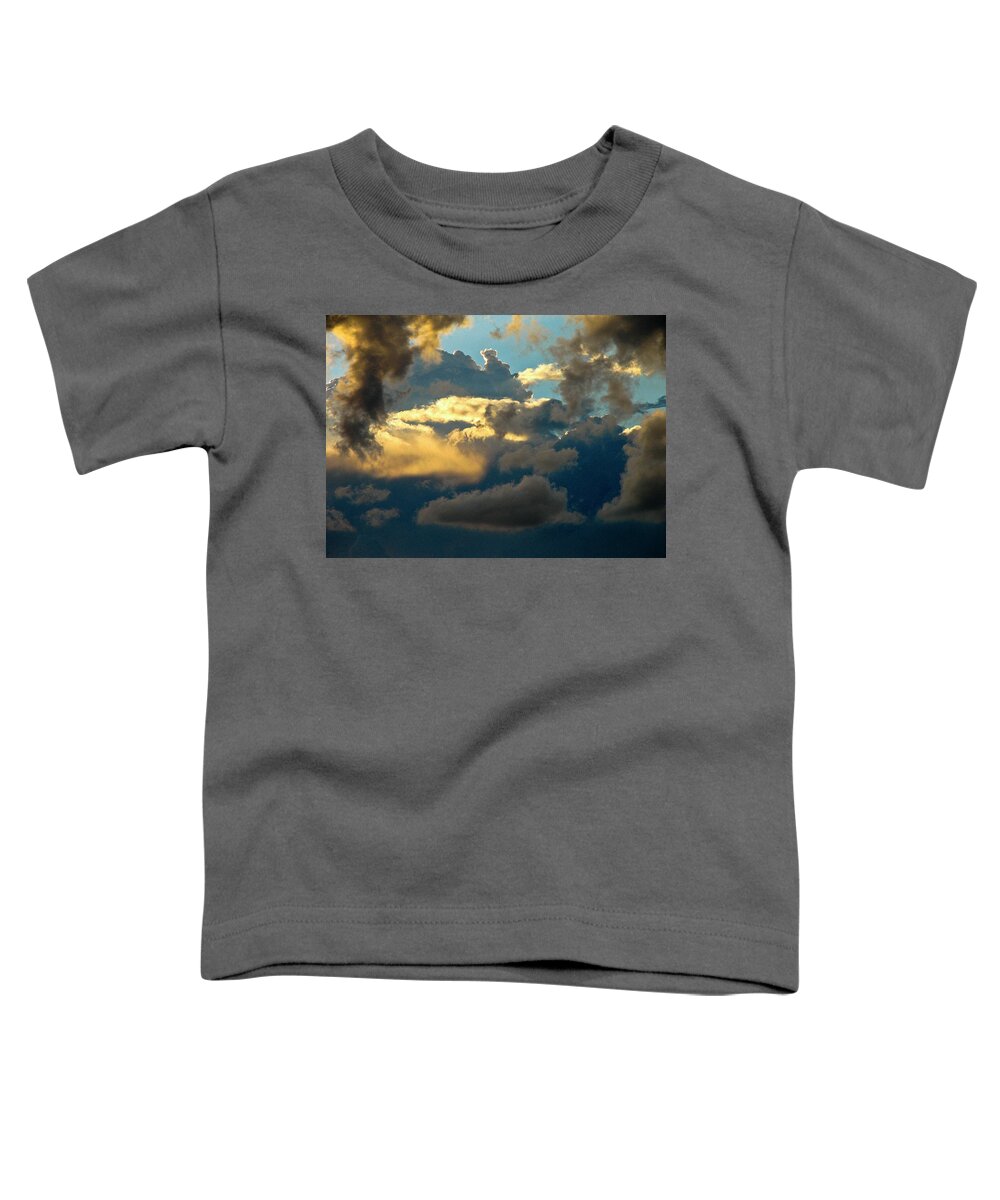 Clouds Toddler T-Shirt featuring the photograph In the Clouds by Neil Pankler