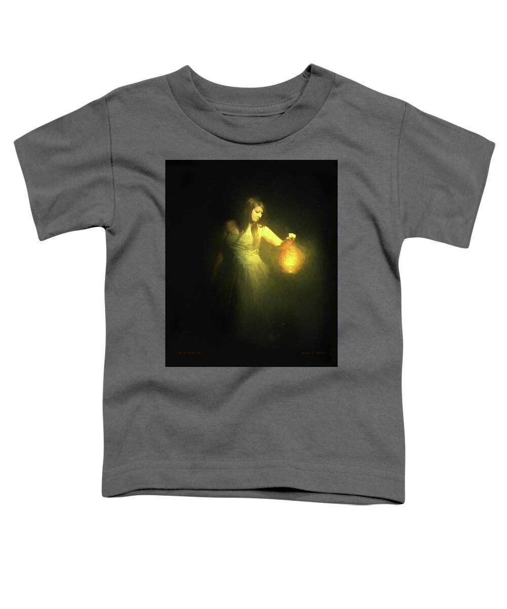 Maiden Toddler T-Shirt featuring the digital art It Beckons Me by Mark Allen