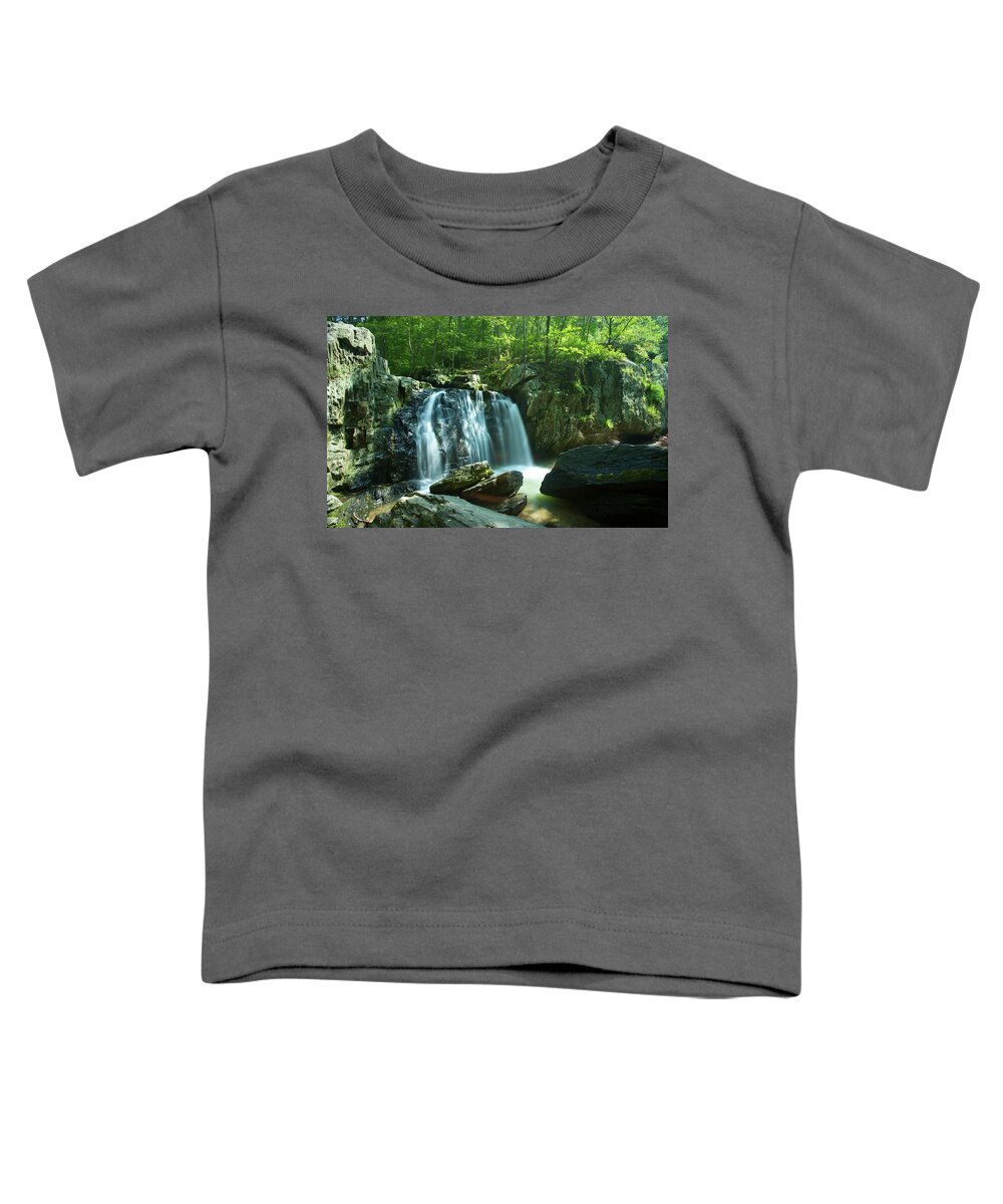 Annapolis Toddler T-Shirt featuring the photograph Kilgore Falls in Summer by Mark Duehmig