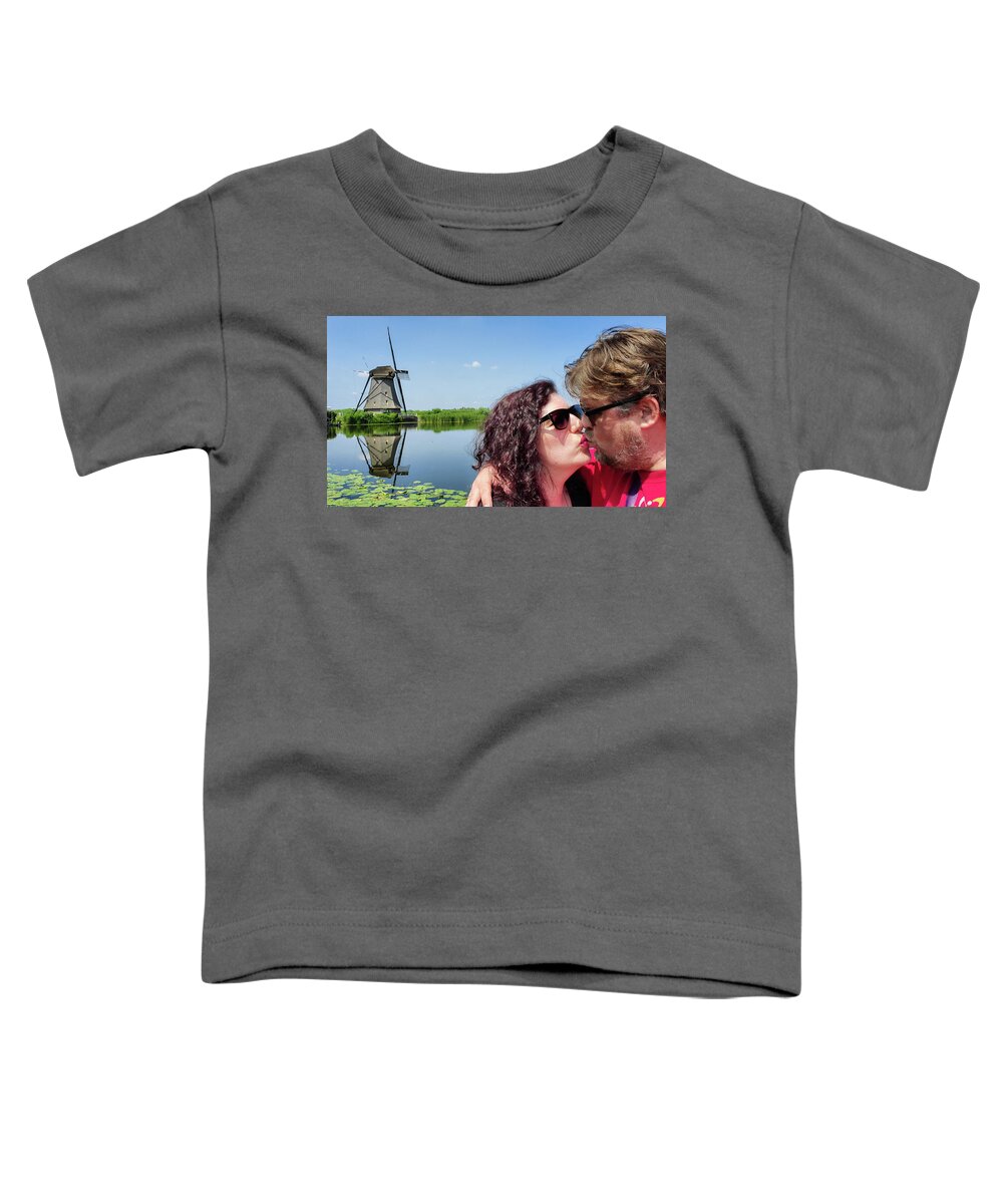 Holiday Toddler T-Shirt featuring the photograph K.I.S.S.I.N.G in the NLD by Semmick Photo