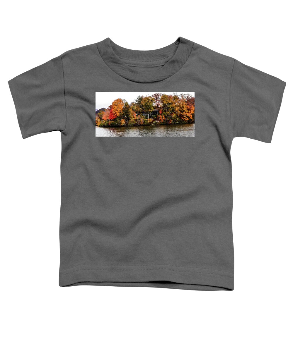 Colors Toddler T-Shirt featuring the photograph Lake colors by Chuck Brown