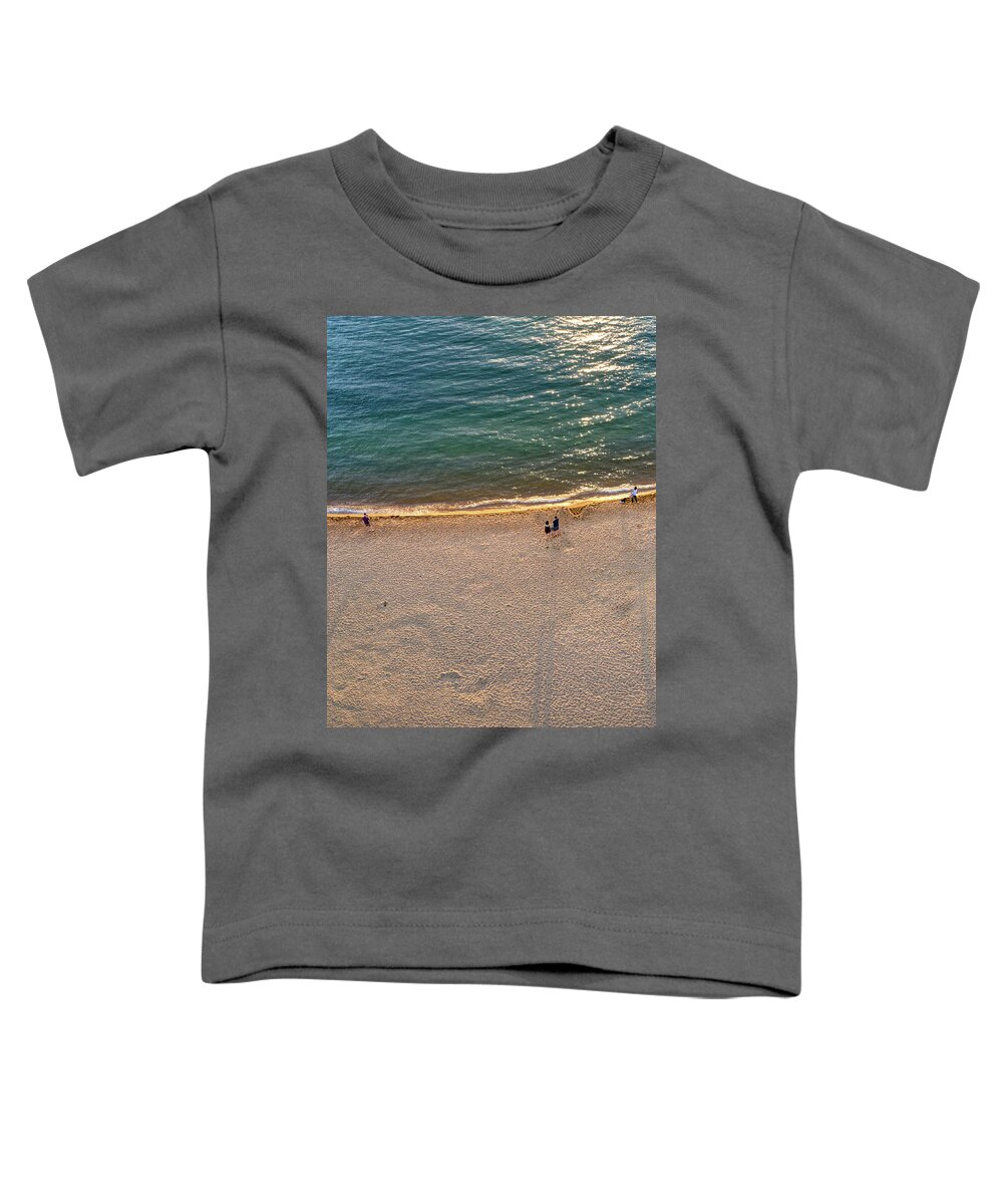 Lake Tahoe Toddler T-Shirt featuring the photograph Lakeside Beach Lake Tahoe Califnoria by Anthony Giammarino