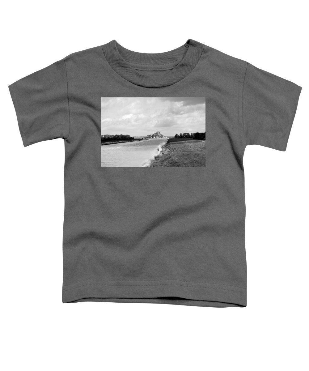 Mont St Michel Toddler T-Shirt featuring the photograph Le Mont Saint Michel 6b by Andrew Fare