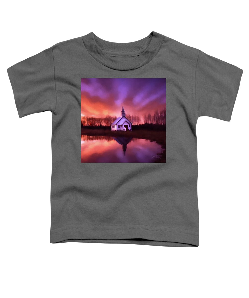 Light In The Dark Toddler T-Shirt featuring the photograph Light In The Dark - Hope Valley Art by Jordan Blackstone