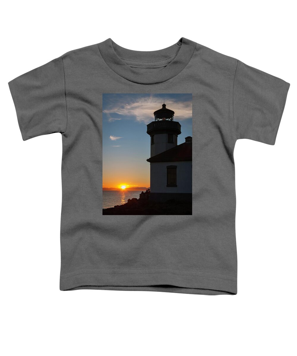 Building Toddler T-Shirt featuring the photograph Lime Kiln Sunset by Catherine Avilez
