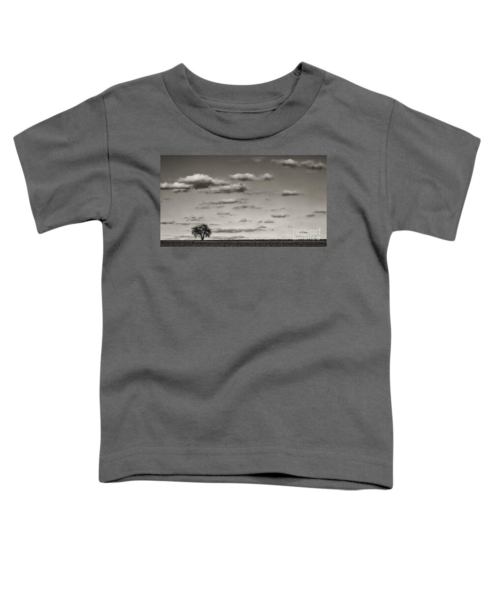 Lake-constance Toddler T-Shirt featuring the photograph Lonely tree by Bernd Laeschke