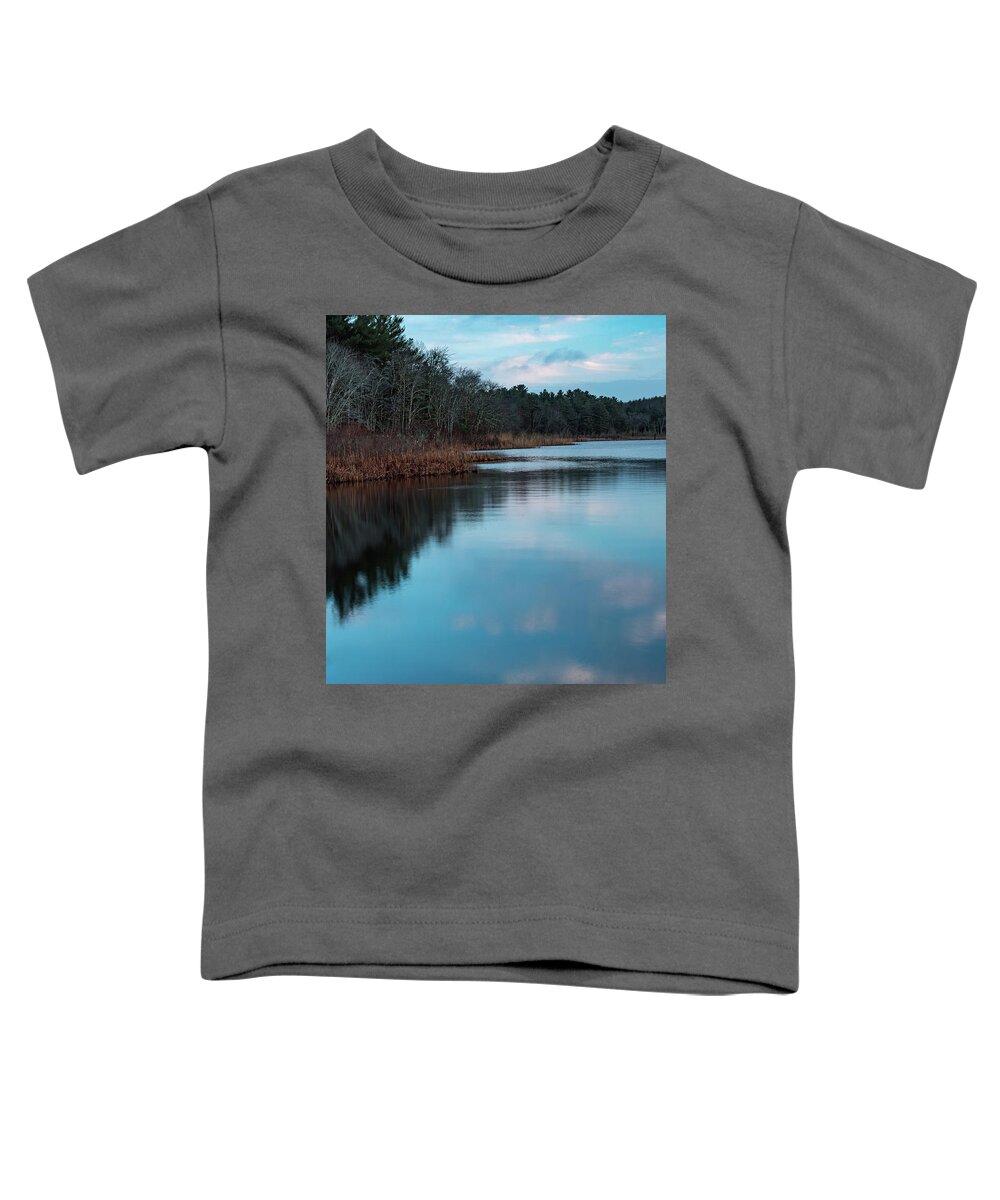 Autumn Toddler T-Shirt featuring the photograph Long Tom Pond by William Bretton