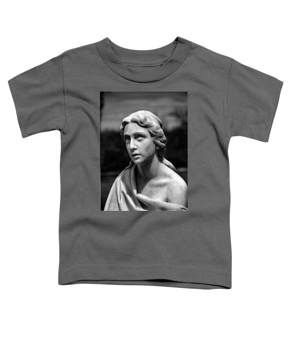 Cemetary Toddler T-Shirt featuring the photograph Madonna in Cemetary II by Jon Glaser