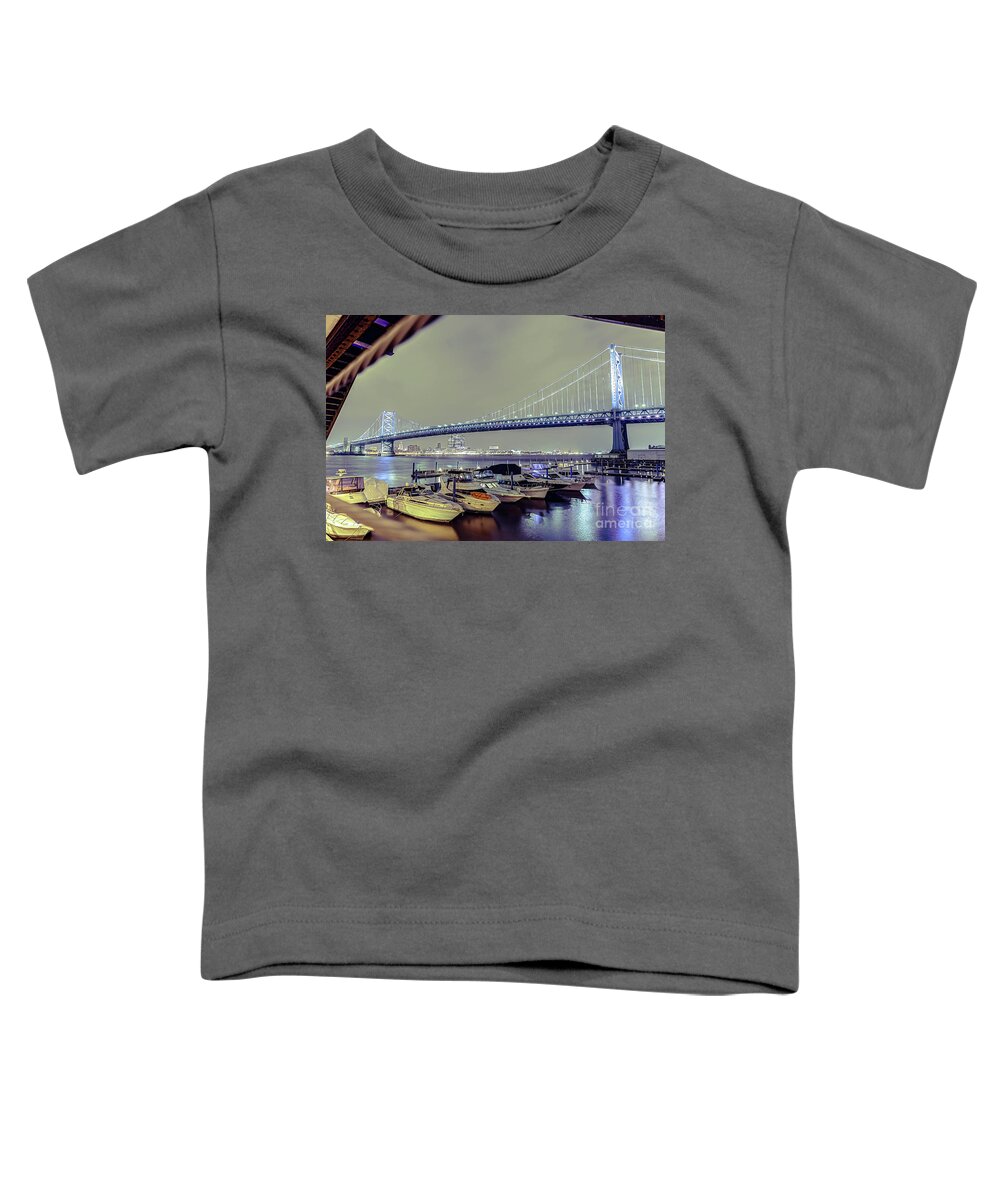 Photography Toddler T-Shirt featuring the photograph Marina Lights by Paul Watkins