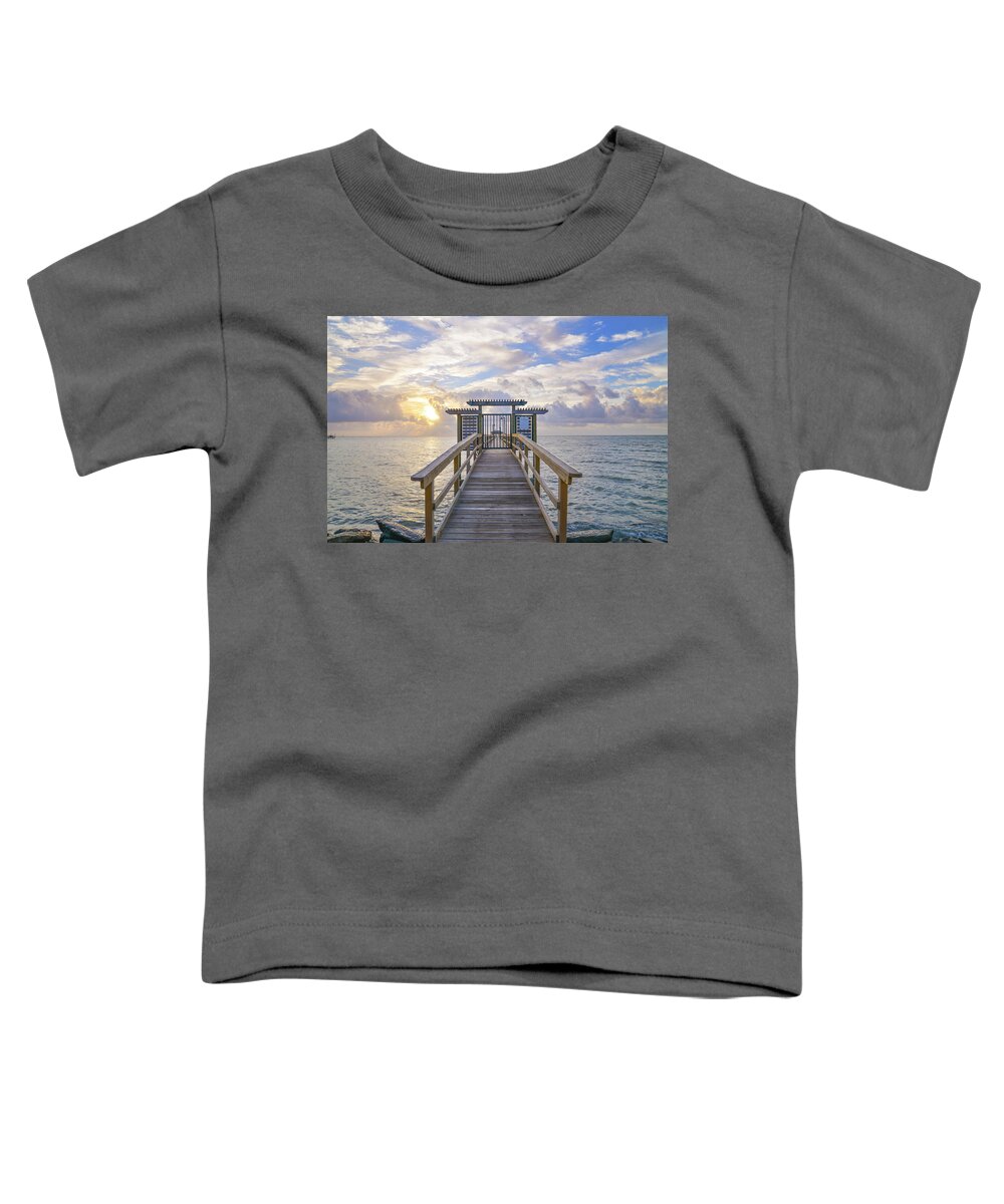 Sunrise Toddler T-Shirt featuring the photograph Memorial Day Sunrise by Christopher Rice