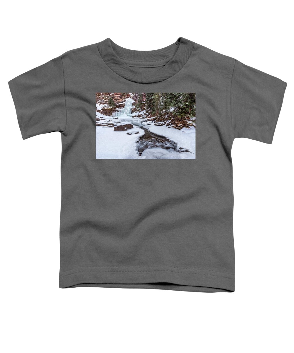 Waterfall Toddler T-Shirt featuring the photograph Mermaid's Tail by Angela Moyer