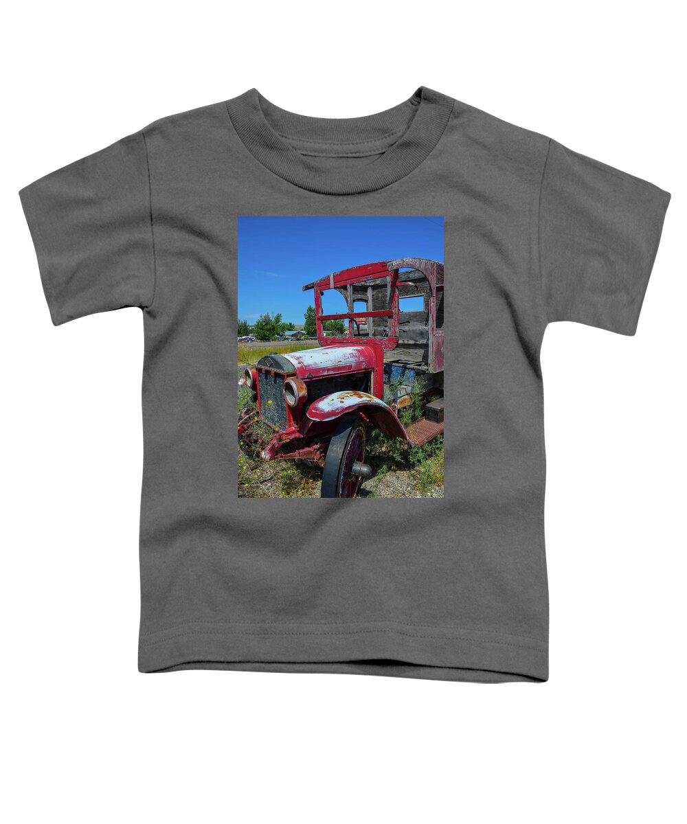 Antique Toddler T-Shirt featuring the photograph Might This Be a Diamond T by Douglas Wielfaert