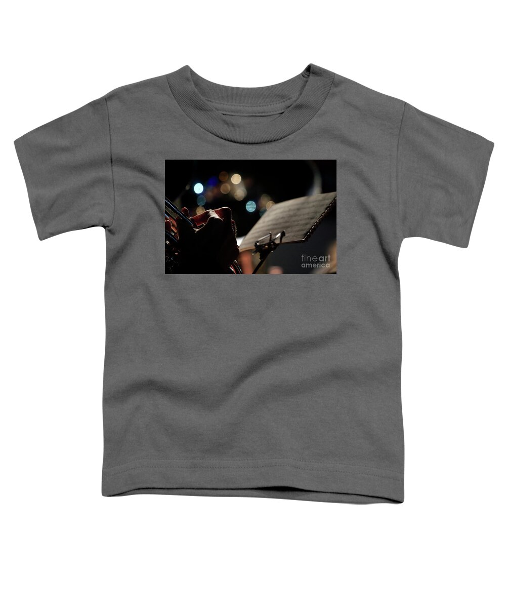 Musical Toddler T-Shirt featuring the photograph Musical Bokeh by Terri Waters