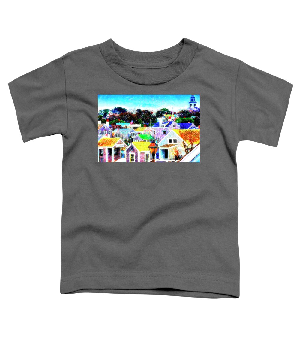 Cape Cod Toddler T-Shirt featuring the photograph Nantucket Watercolour by Jack Torcello