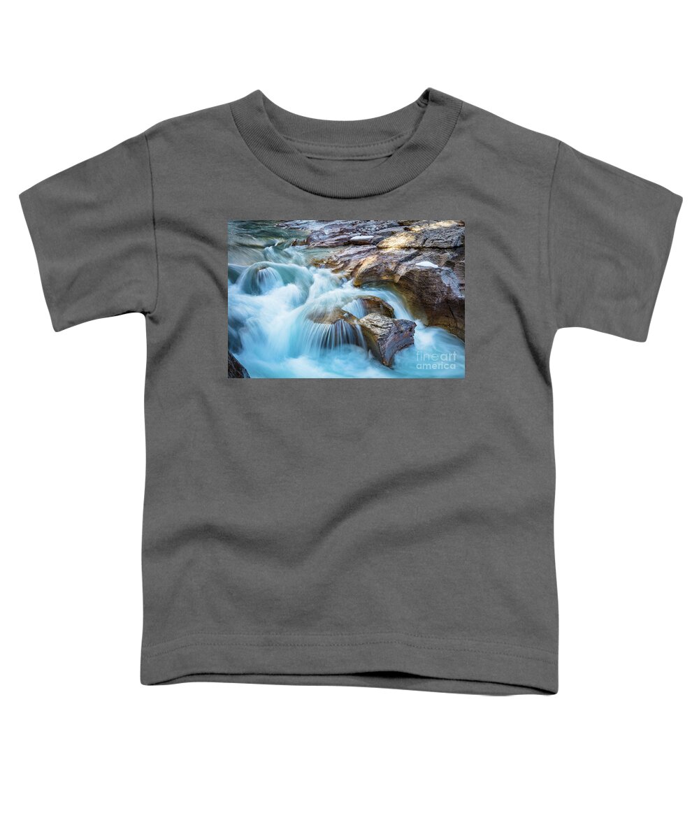 Alberta Toddler T-Shirt featuring the photograph Nigel Creek by Inge Johnsson