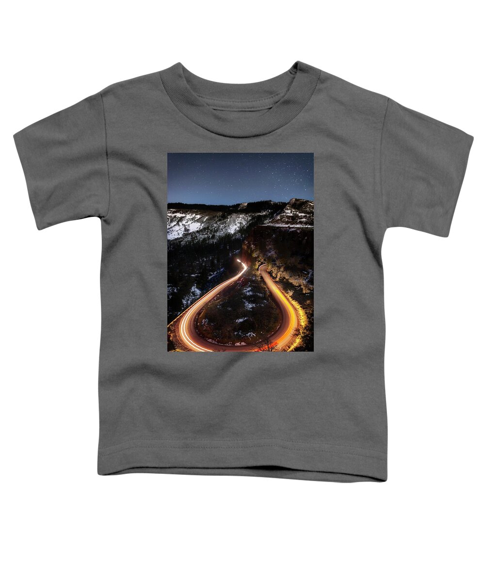Night Toddler T-Shirt featuring the photograph Night at Rowena Crest by Cat Connor