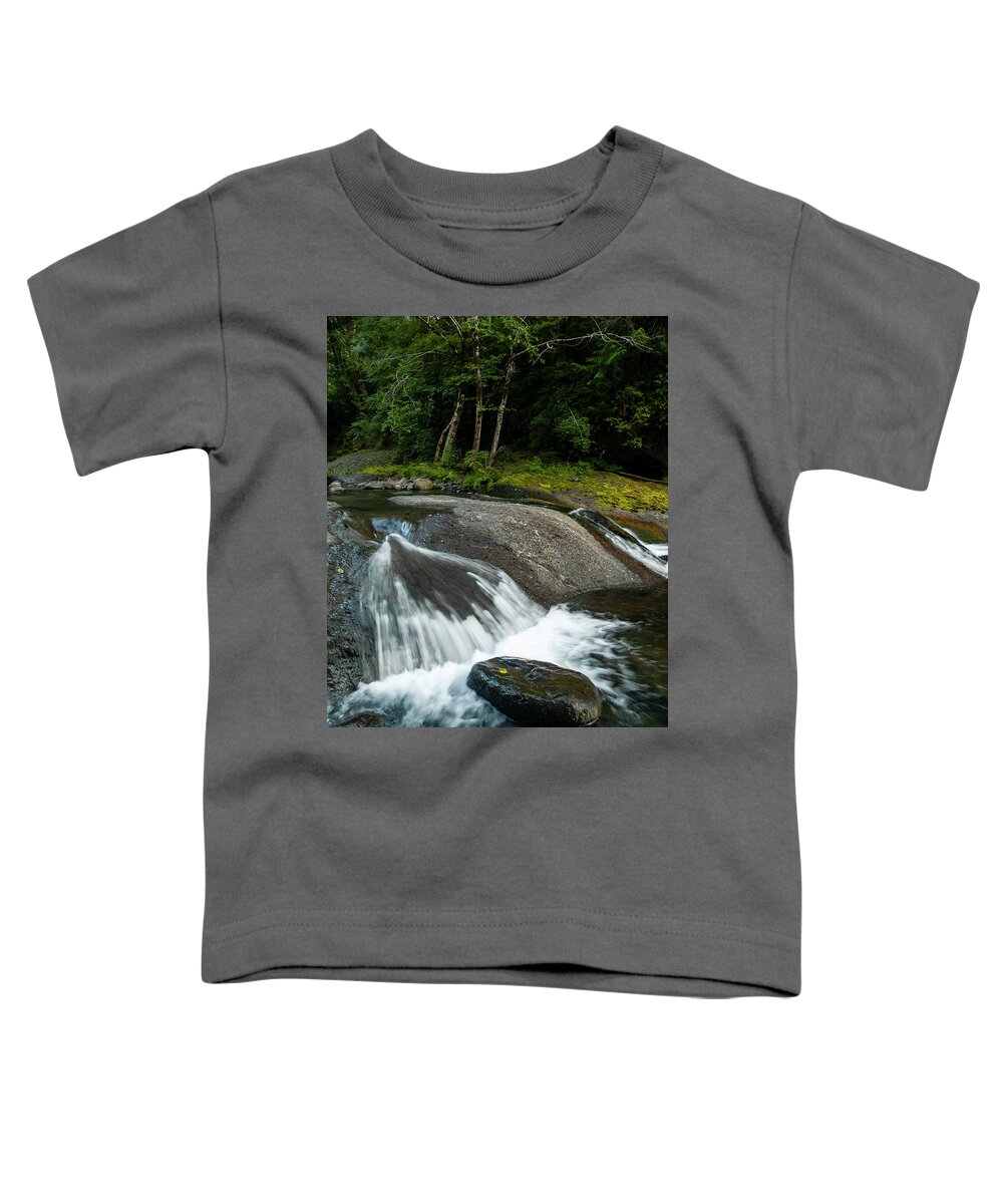 Rivers Toddler T-Shirt featuring the photograph Northwest Cascade by Steven Clark