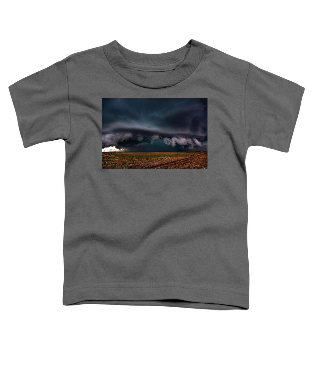 Storm Toddler T-Shirt featuring the photograph Oh Granny, What Big Teeth You Have by Brian Gustafson