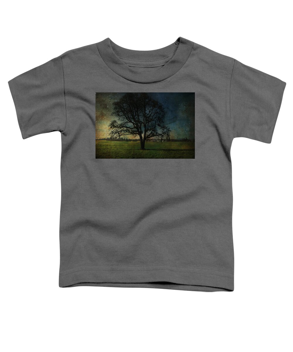 Photo Art Toddler T-Shirt featuring the photograph Old Oak Tree by Bonnie Bruno