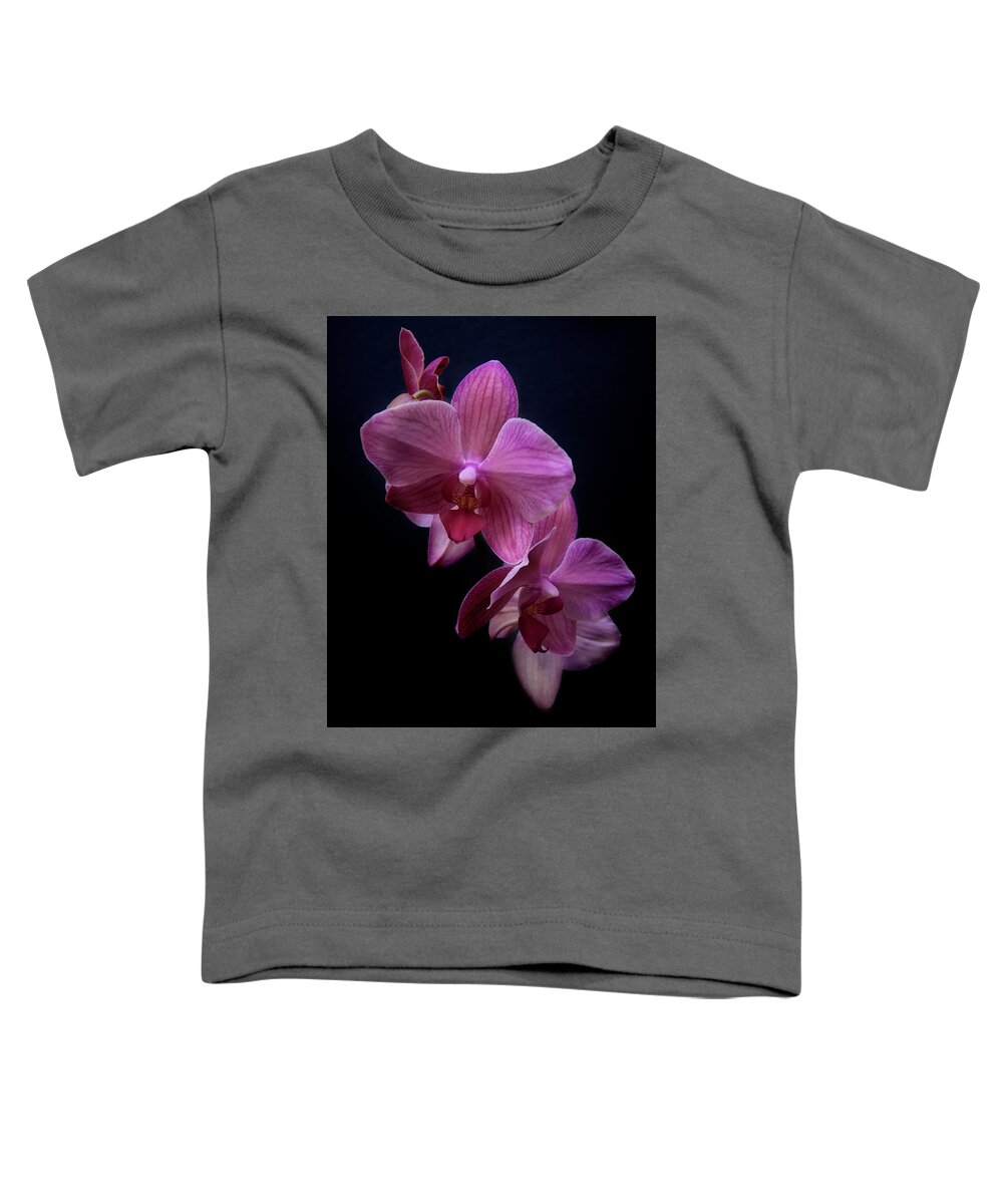 Floral Toddler T-Shirt featuring the photograph Orchid 10 by Rosette Doyle