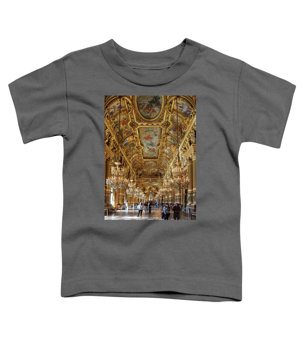 Paris Opera Toddler T-Shirt featuring the photograph Paris Opera by Jim Mathis