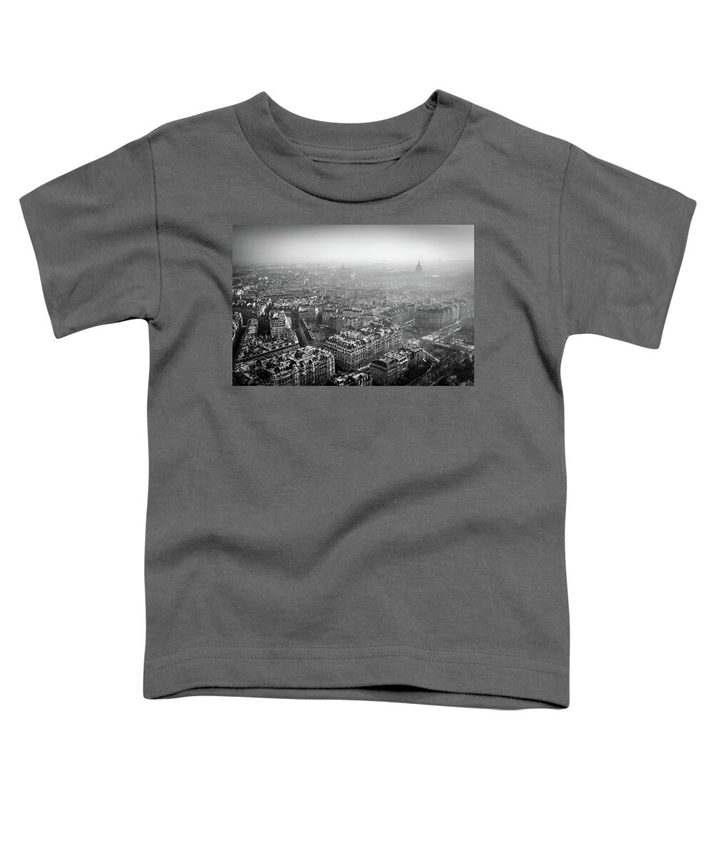 Eiffel Toddler T-Shirt featuring the photograph Paris View 1 by Nigel R Bell