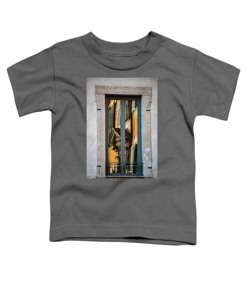 Italia Toddler T-Shirt featuring the photograph Piazza della Trinita dei Pellegrini by Joseph Yarbrough