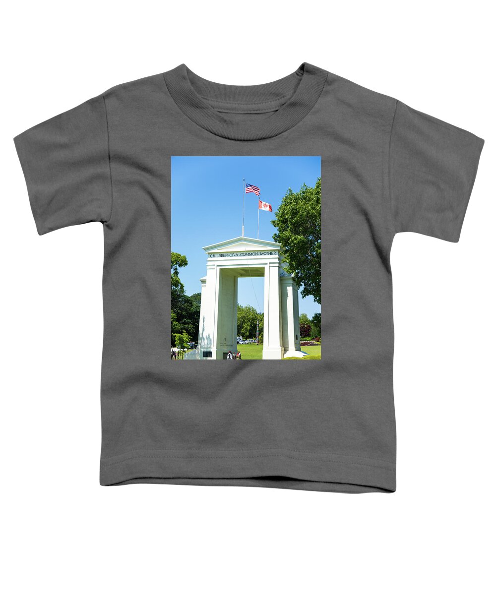 Pillars Of Peace Toddler T-Shirt featuring the photograph Pillars of Peace by Tom Cochran