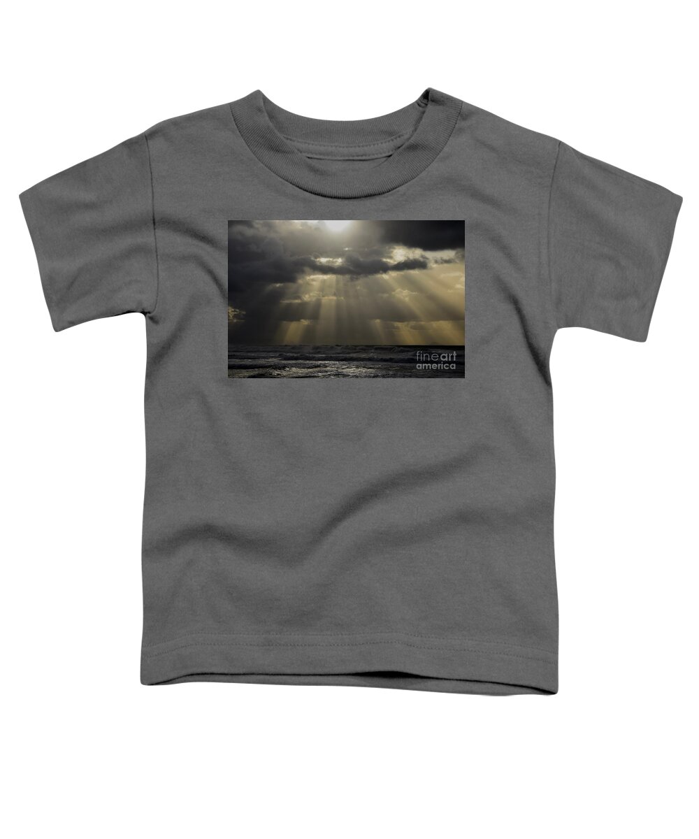 Wave Toddler T-Shirt featuring the photograph Polihale Spirits in the Sky by Debra Banks