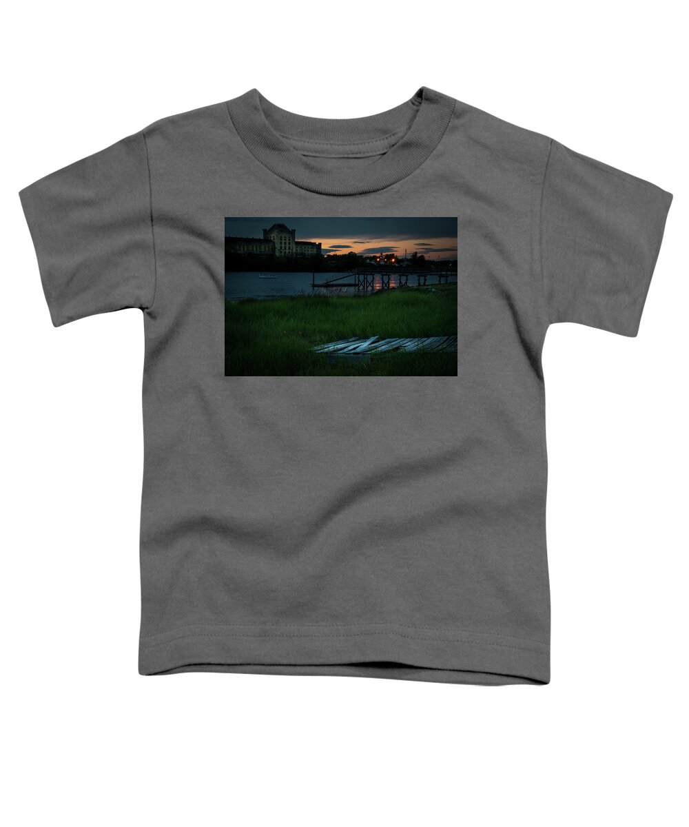 Old Prison Toddler T-Shirt featuring the photograph Portsmouth Naval Prison by Vicky Edgerly