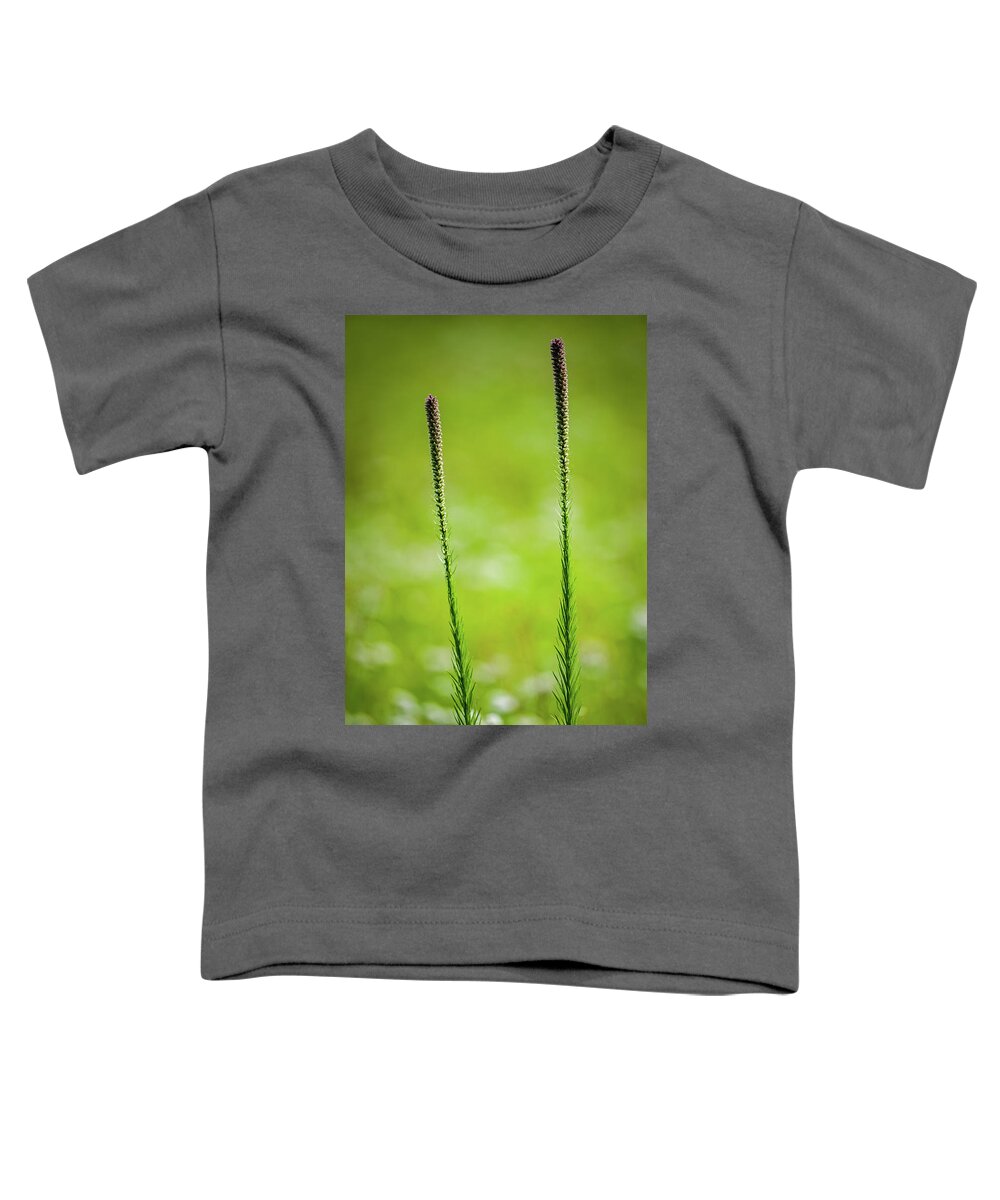 Flower Toddler T-Shirt featuring the photograph Prairie Blazing Star by Jeff Phillippi