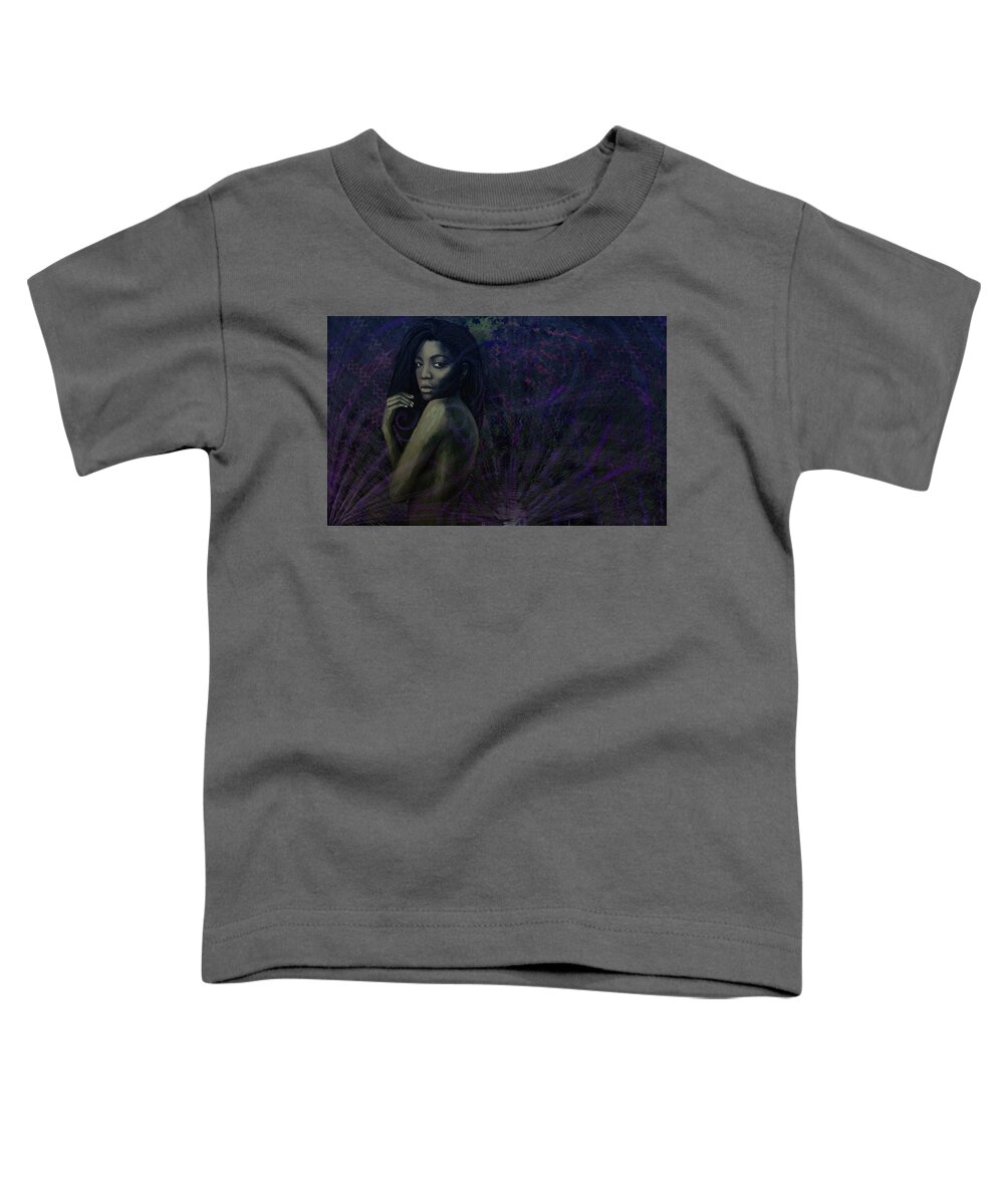 Digital Art Toddler T-Shirt featuring the painting Preta by Jeremy Robinson