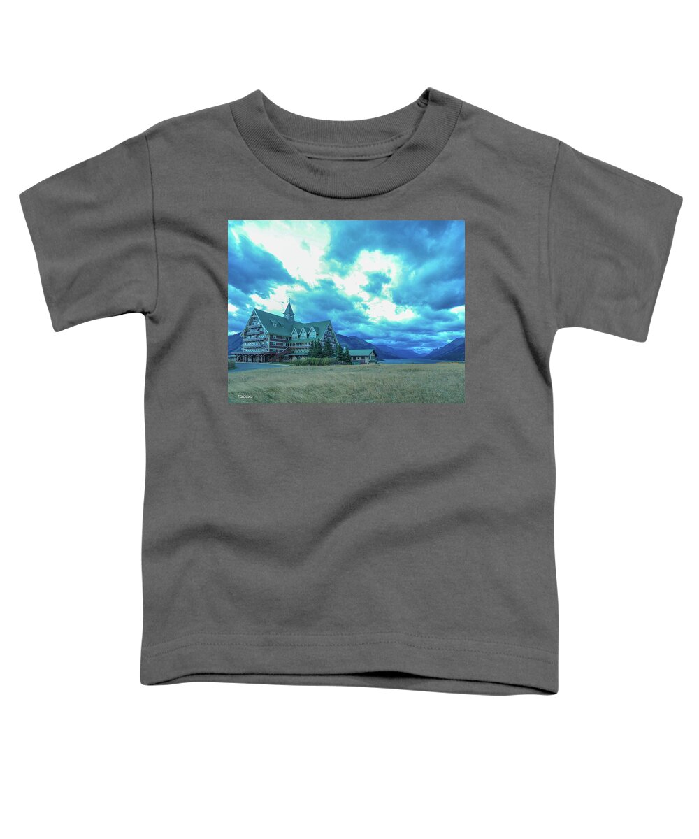 Prince Of Wales Hotel Toddler T-Shirt featuring the photograph Prince of Wales Hotel by Tim Kathka