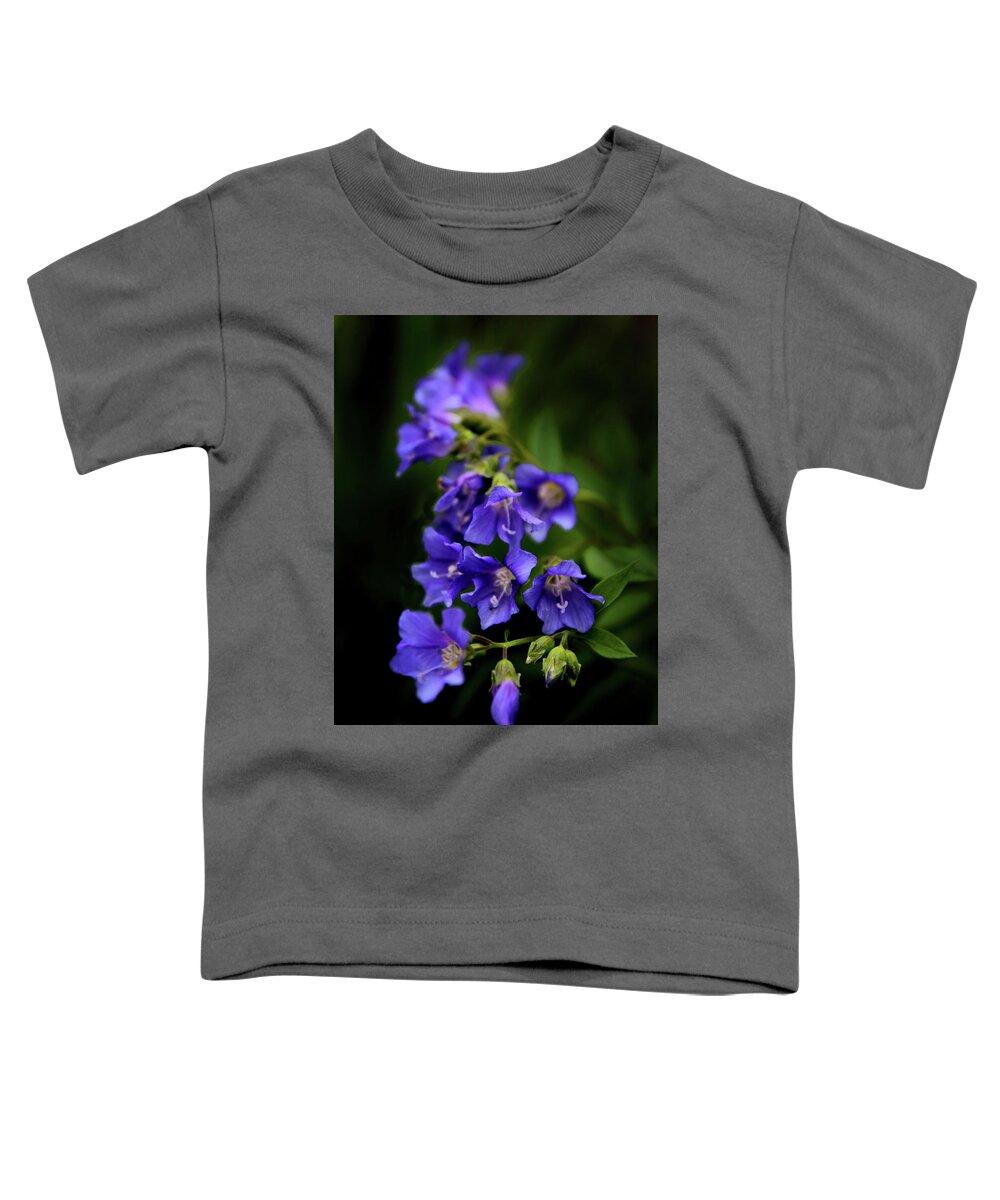Flowers Toddler T-Shirt featuring the photograph Purple Rain by Jessica Jenney