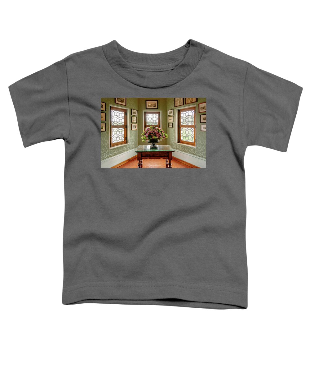 Window Toddler T-Shirt featuring the photograph Quiet Window by Marcy Wielfaert