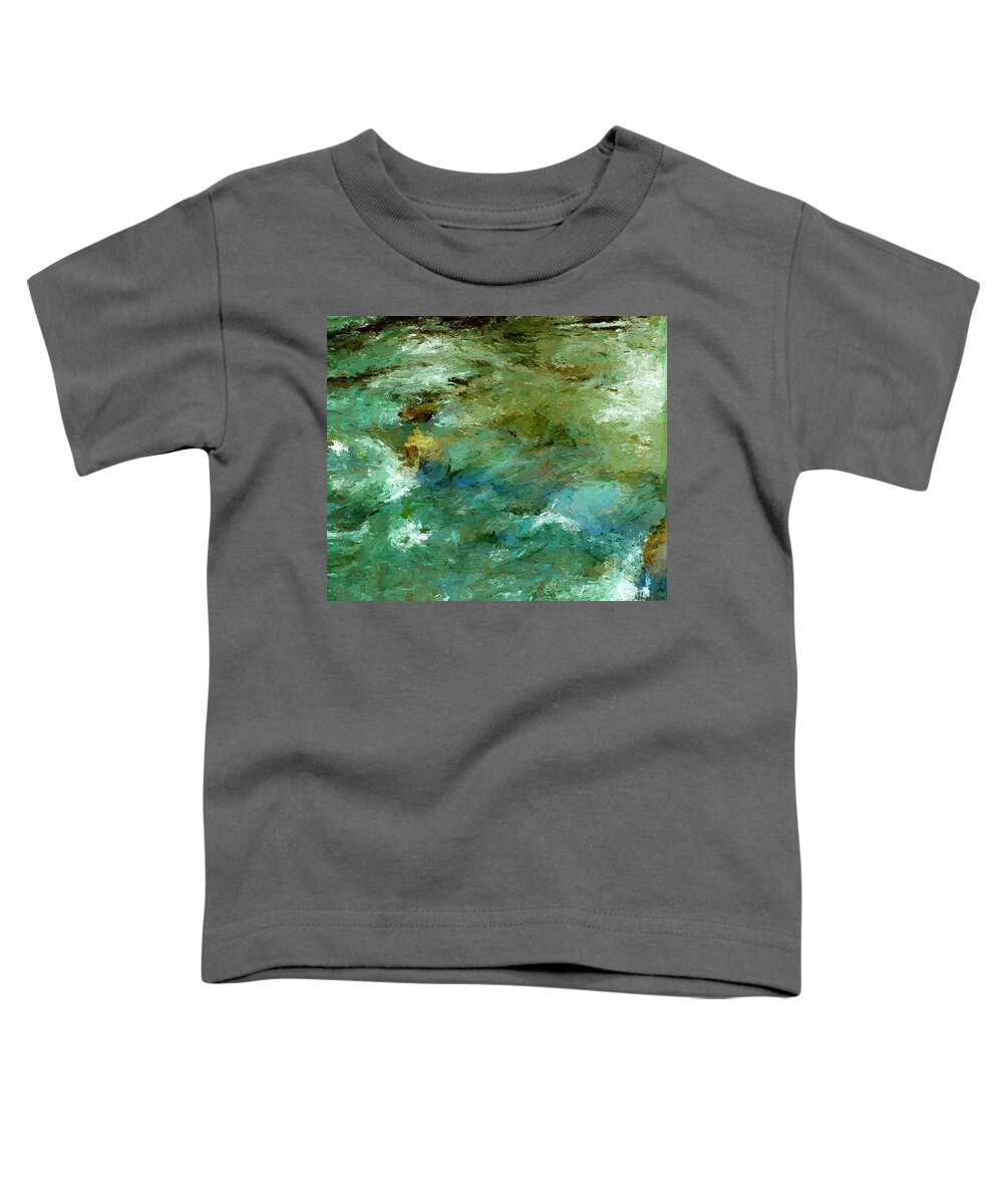  Toddler T-Shirt featuring the digital art Rapidly Passing by Rein Nomm