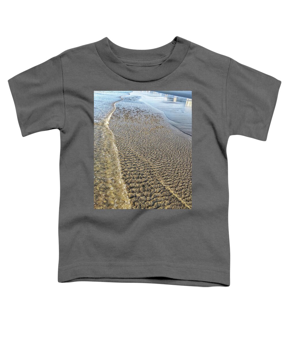 Ocean Toddler T-Shirt featuring the photograph Ripple Effect by Portia Olaughlin