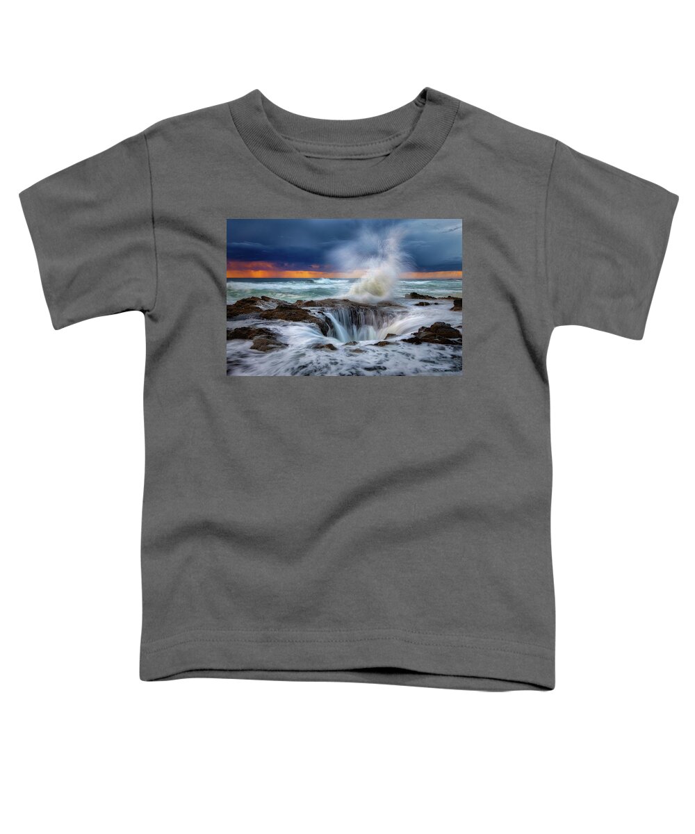 Oregon Toddler T-Shirt featuring the photograph Rise and Fall by Darren White