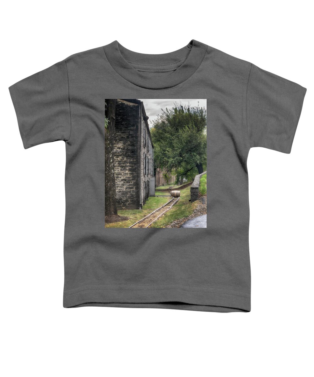 Woodford Reserve Toddler T-Shirt featuring the photograph Rolling on Down the Line by Susan Rissi Tregoning