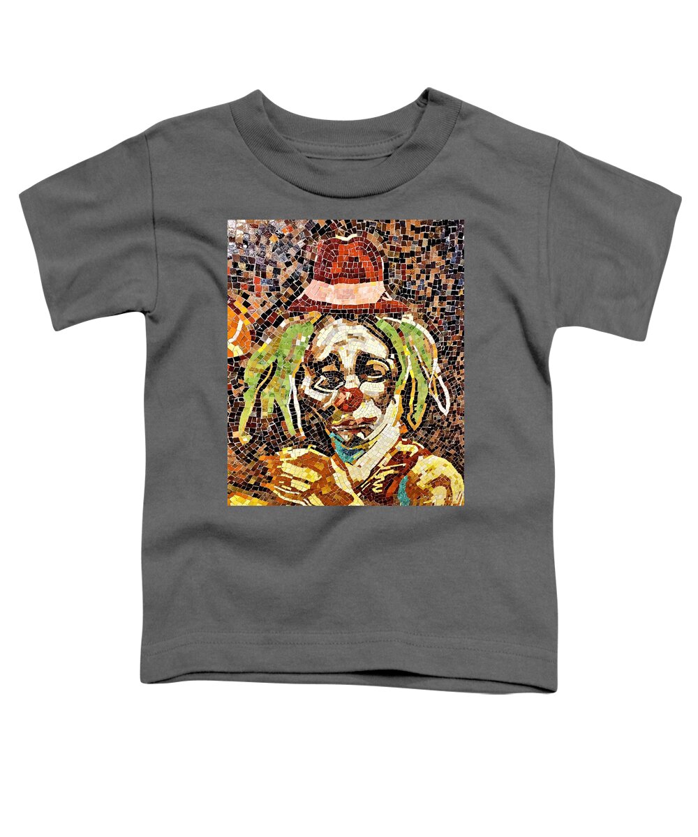 Sad Toddler T-Shirt featuring the photograph Sad Hobo Clown by Rob Hans