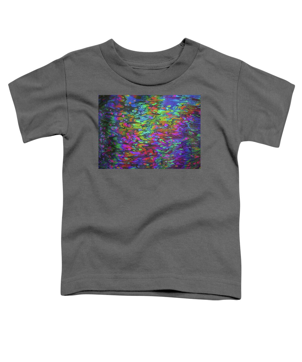 Spectrum Toddler T-Shirt featuring the photograph Salmon Hallucination by Fred Bailey